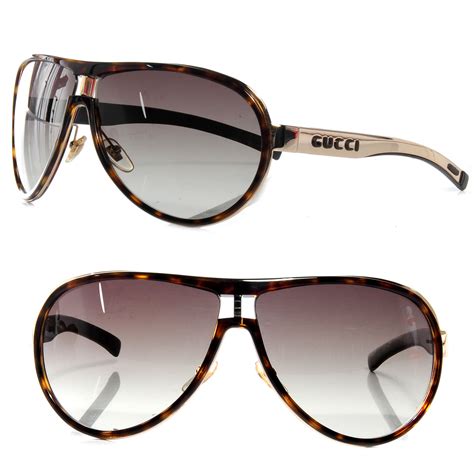 gucci tortoiseshell aviator sunglasses